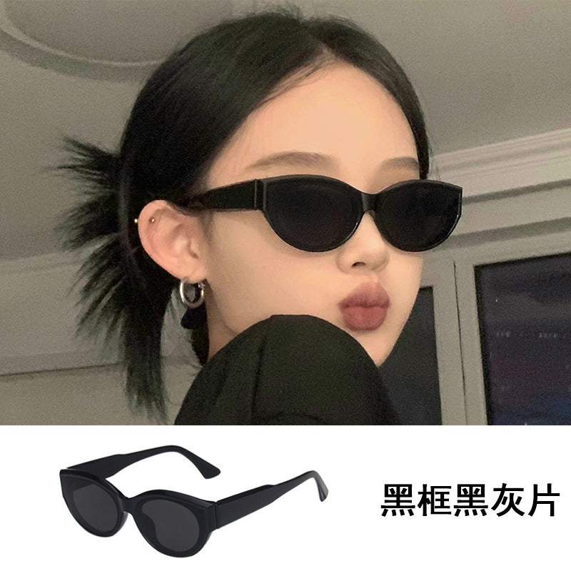 2024年gm墨镜女士出街显白方框太阳镜男骑行驾驶防紫外线太阳眼镜
