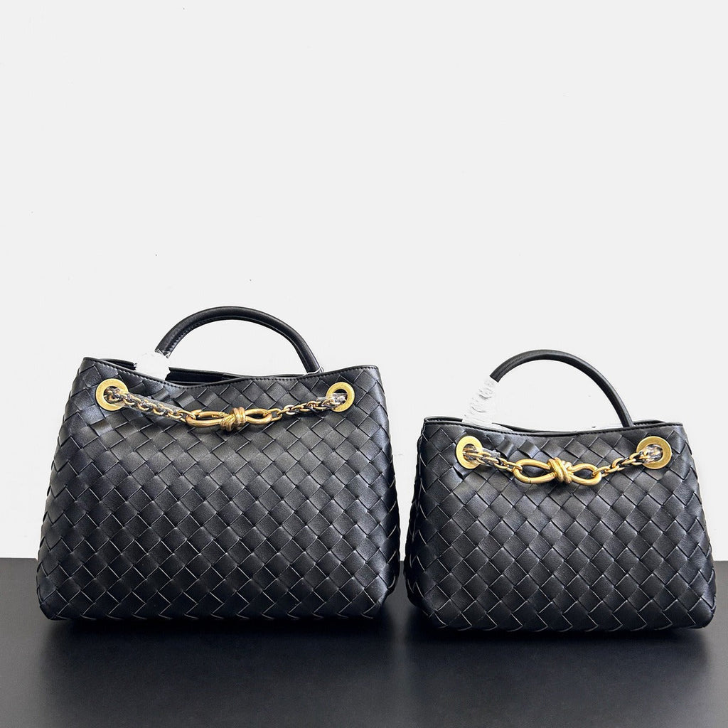 2024夏季新款编织蝴蝶结大容量真皮双肩女包单肩斜跨手提包