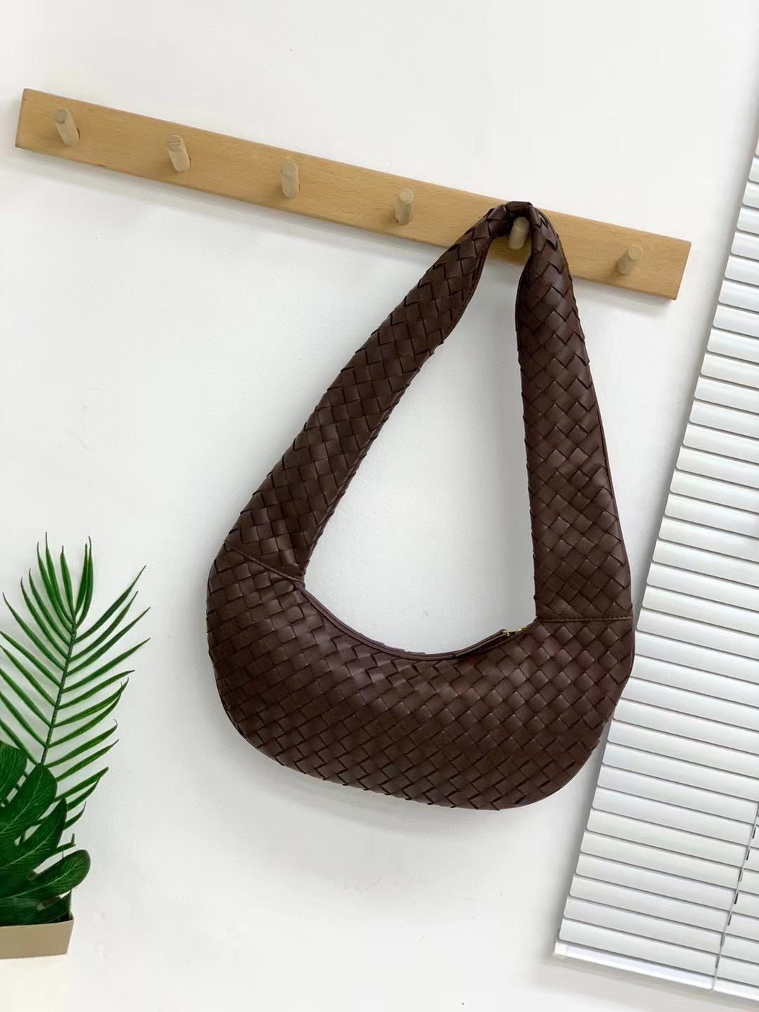 新款编织真皮羊皮和尚包化缘包托特包单肩手提女包大容量购物袋