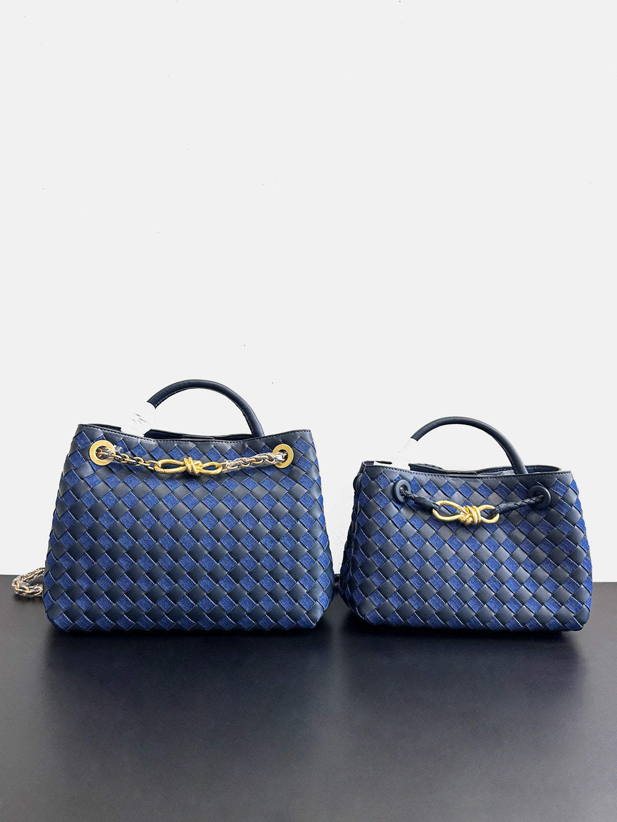 2024夏季新款编织蝴蝶结大容量真皮双肩女包单肩斜跨手提包