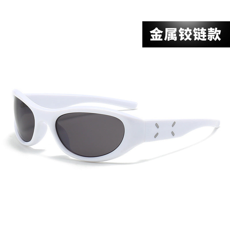 新款发箍墨镜女高级感2025年网红同款辣妹未来感防晒头箍太阳眼镜