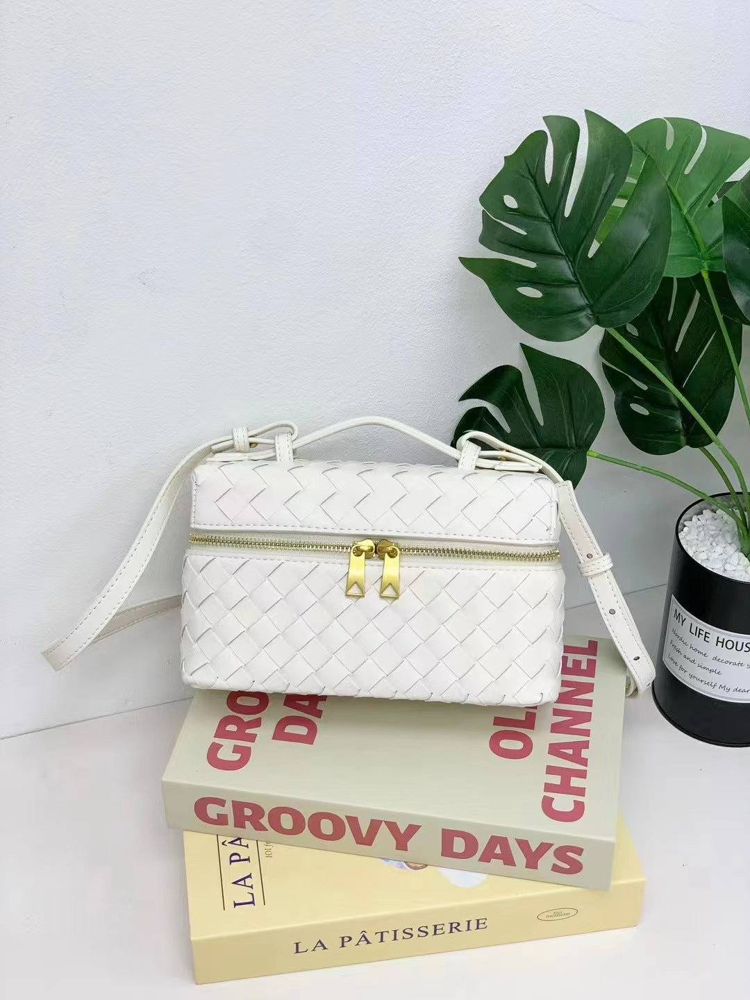 头层羊皮手提包编织饭盒包真皮手拎包化妆盒子包时尚单肩斜挎包女