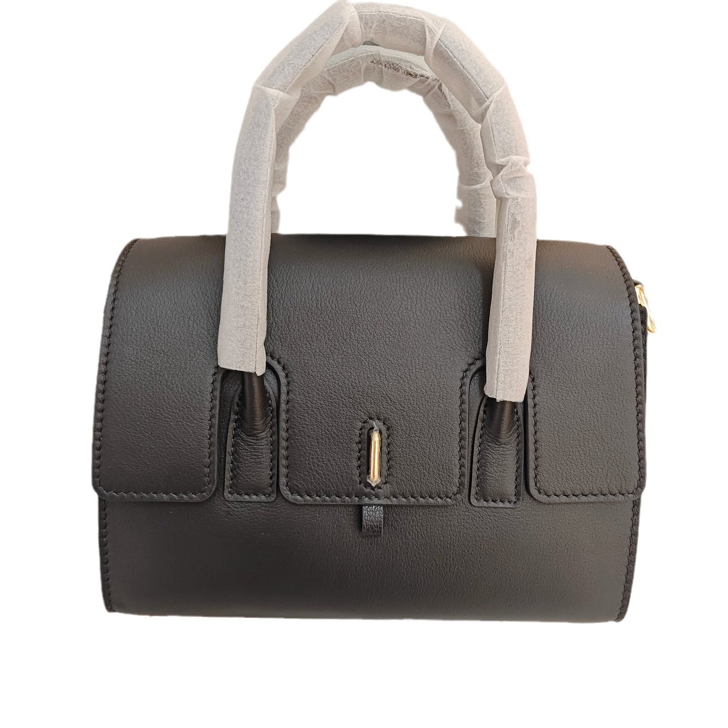 大容量上班通勤单肩斜挎包高级感真皮托特包女士2024新款通勤包包