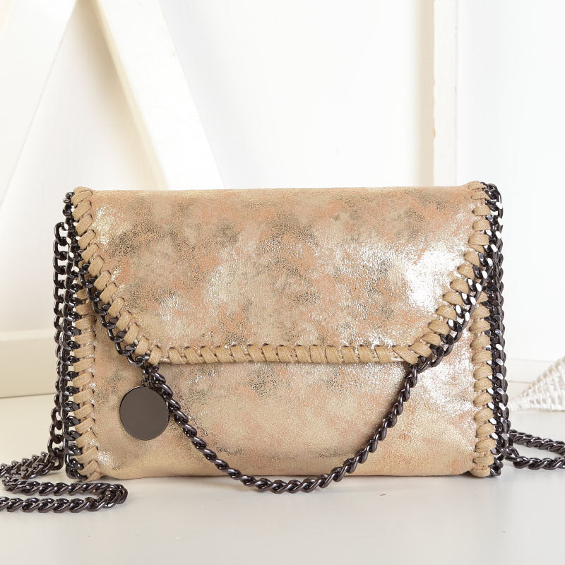 外贸亚马逊欧美包 时尚百搭斜挎链条包ins超火女士手提包批发代发