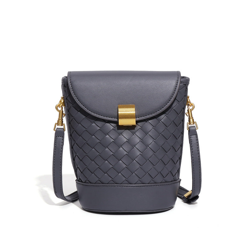 外贸跨境水桶包包小众设计新款马卡龙单肩女包简约潮大容量斜挎包