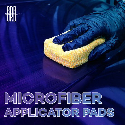 跨境专供汽车沙发真皮椅仪表上光超细纤维海绵块抛光清洁洗车海绵