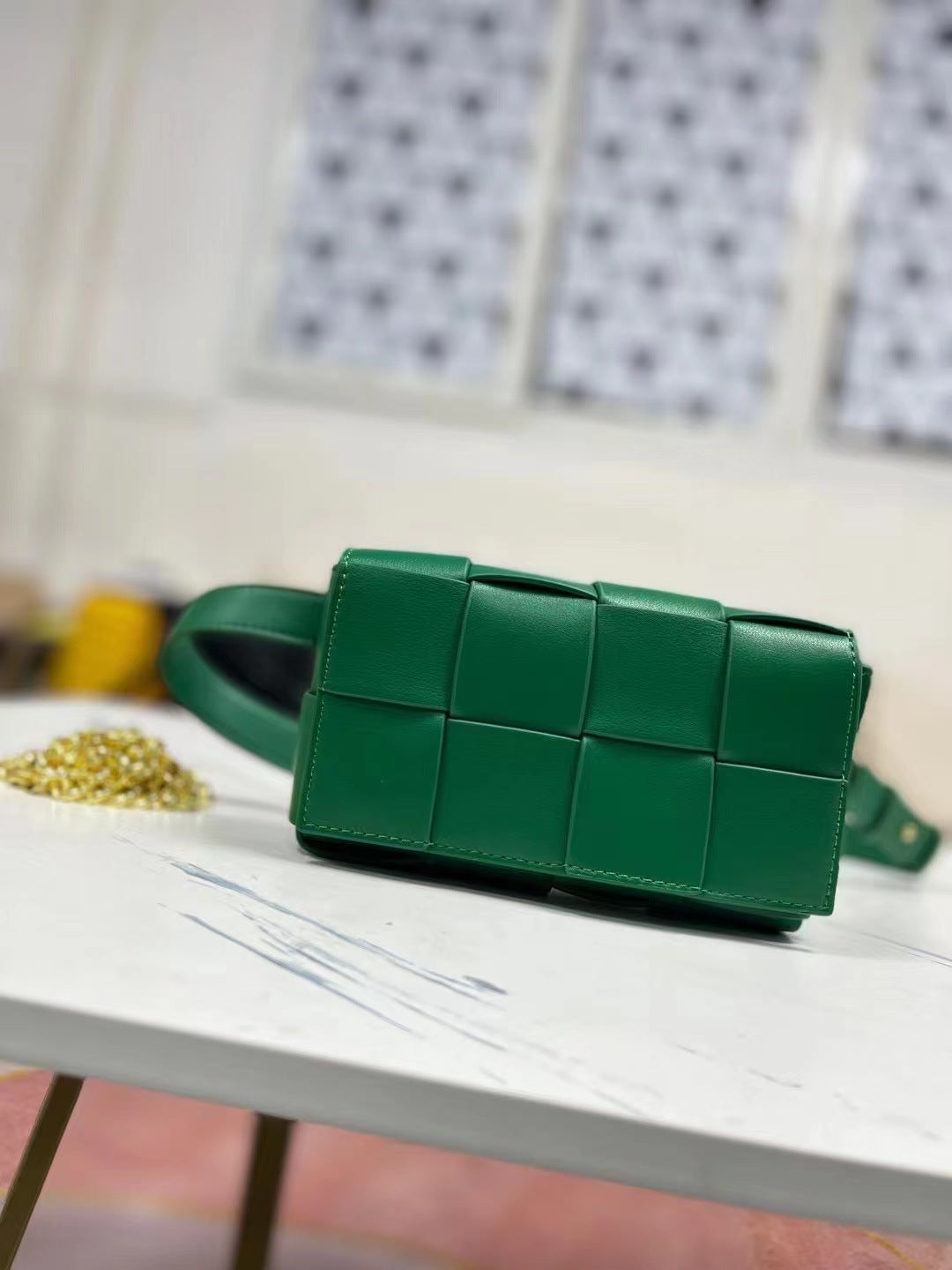 编织斜挎包腰包2022新款潮春夏时尚小包包女包手提众百搭单肩包