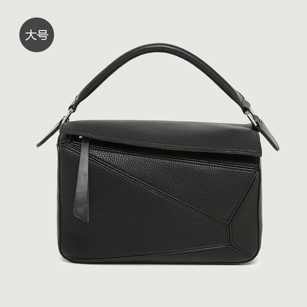 奚梦瑶同款puzzle几何包2025mini枕头包手提单肩斜跨包女百搭斜挎