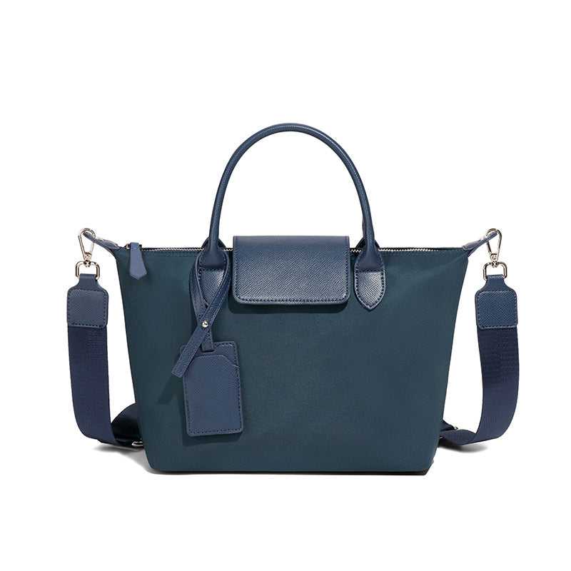 时尚大容量大号龙襄包包定制尼龙单肩斜挎女包休闲手提通勤饺子包