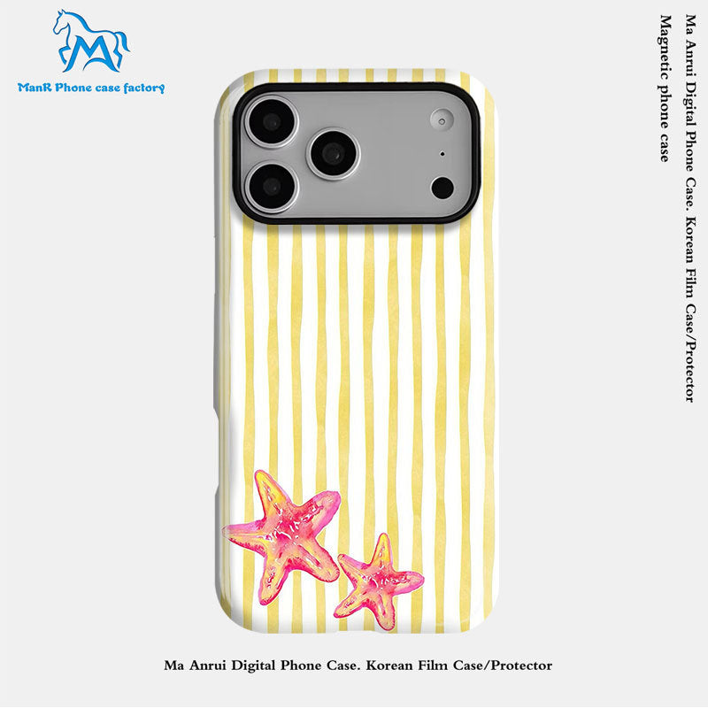亚马逊跨境个性条纹菲林二合一适用苹果17promax手机壳iPhone1615