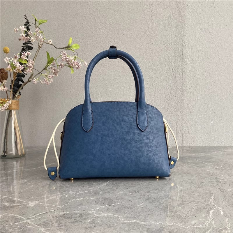 日韩潮包ins真皮手提百搭 手掌纹真皮贝壳包通勤质感包女一件代发