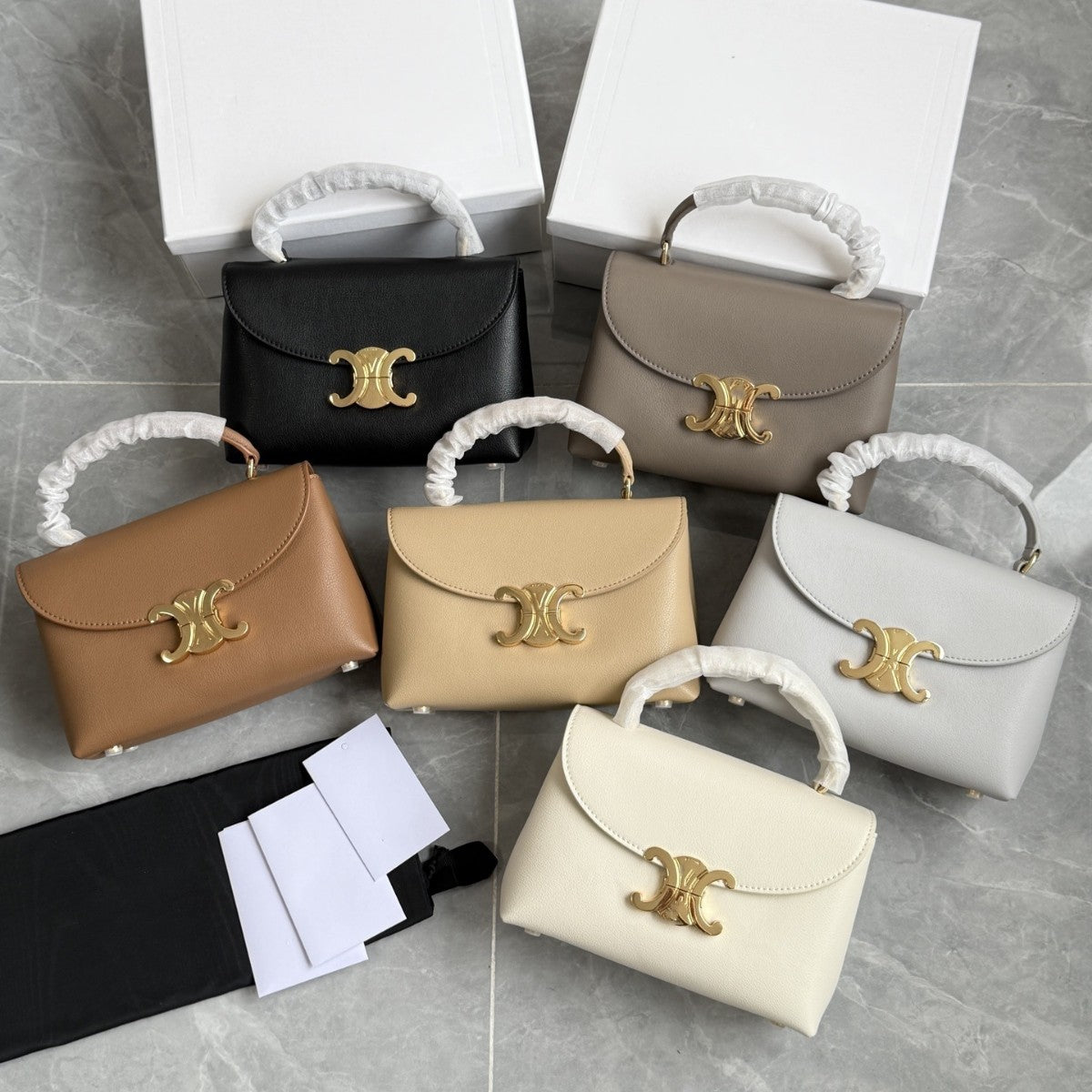 跨境凯旋门复古豆腐包女2025新款外贸单肩斜挎小方包百搭感女士包