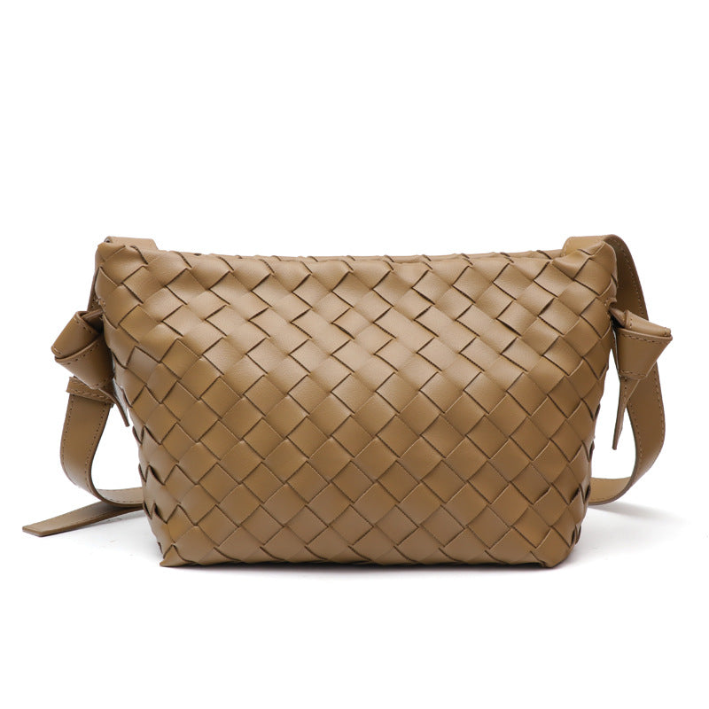 网红时尚休闲新款创意手工编织包包女百搭潮流小众单肩斜挎腋下包