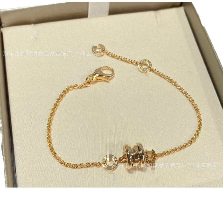 高版宝家S925纯银满钻小蛮腰手链女轻奢气质小众设计高级网红手链