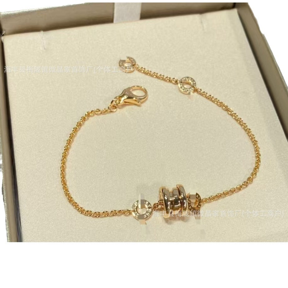 高版宝家S925纯银满钻小蛮腰手链女轻奢气质小众设计高级网红手链