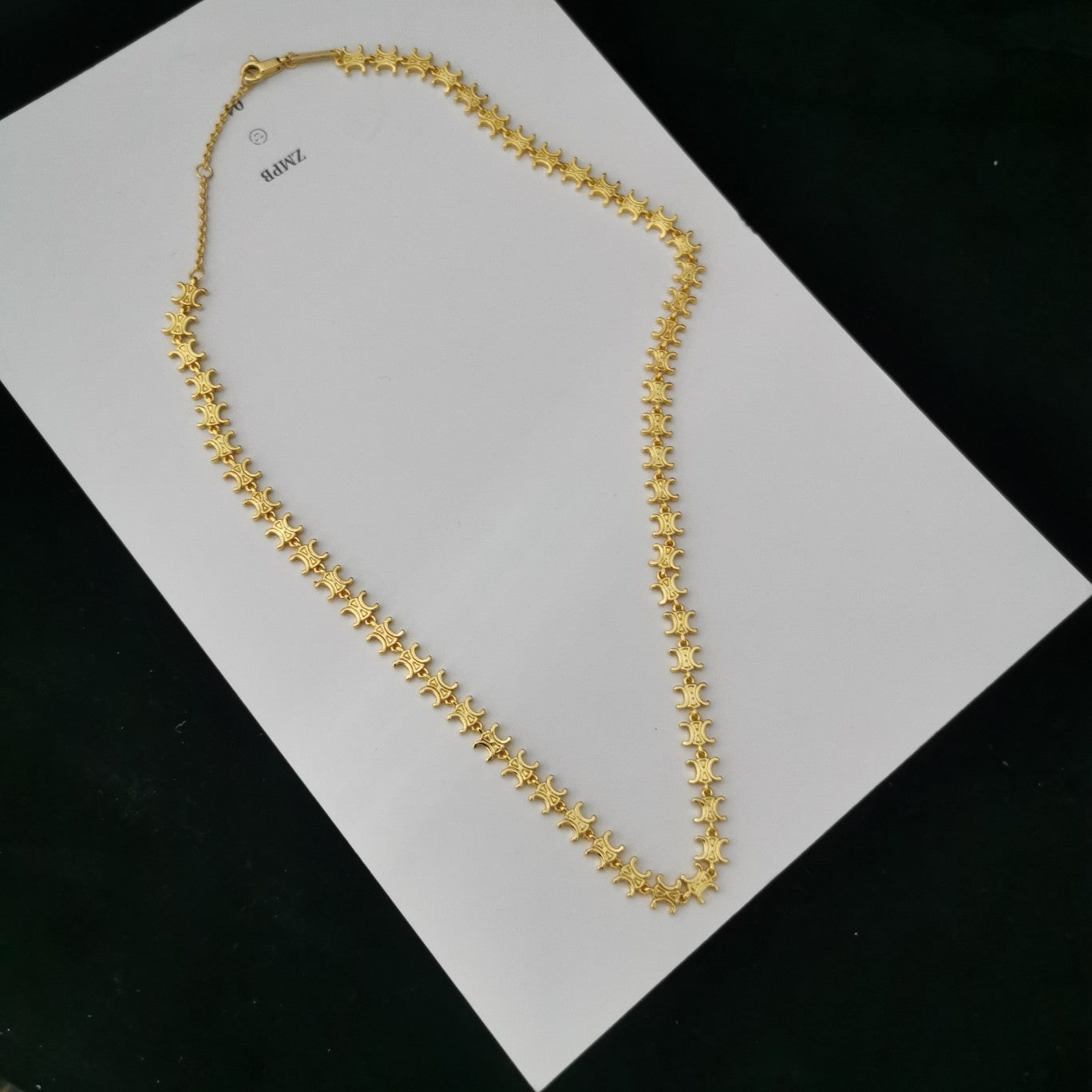 赛林22新款凯旋门吊坠耳钉女气质CEL风浮雕铜镀24K银针几何形耳环