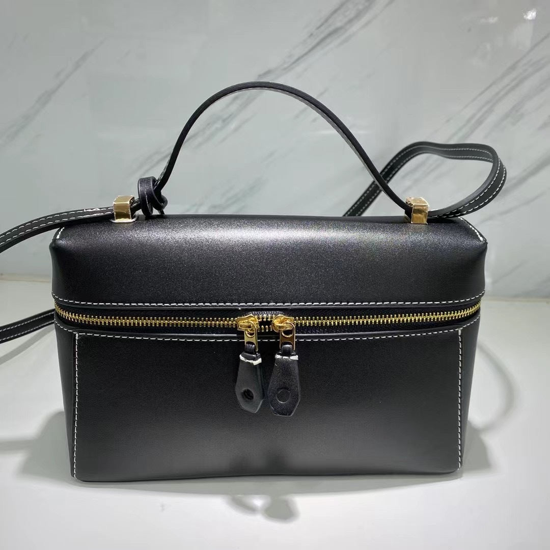 高级感复古腋下饭盒包女2023新款时尚百搭手提包通勤单肩斜挎包潮