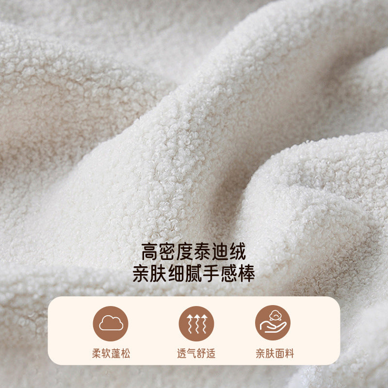 懒人沙发泰迪绒折叠小躺椅客厅阳台休闲阅读椅旋转月亮椅单人沙发