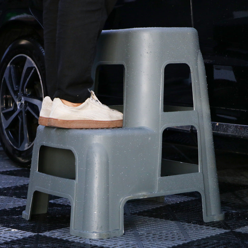 高低洗车凳高强度PP塑胶凳两步凳高低凳阶梯凳台阶凳脚踏凳子