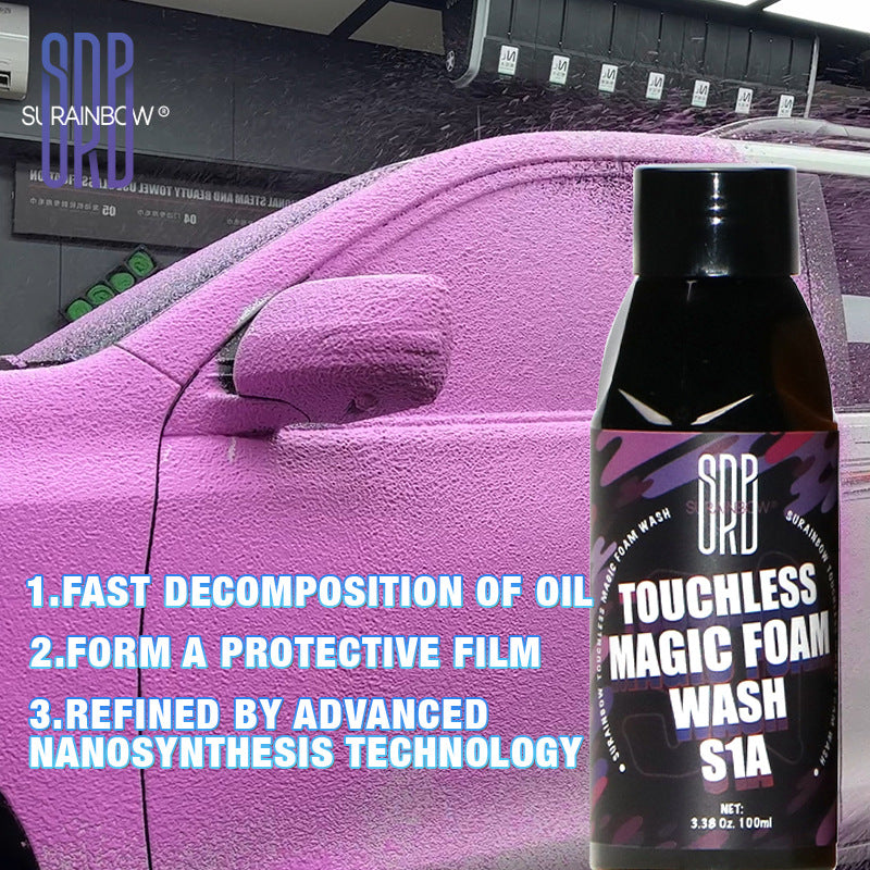 跨境专供粉色PA浓缩洗车液雪崩高泡沫原液水蜡清洁上光去污正洗液