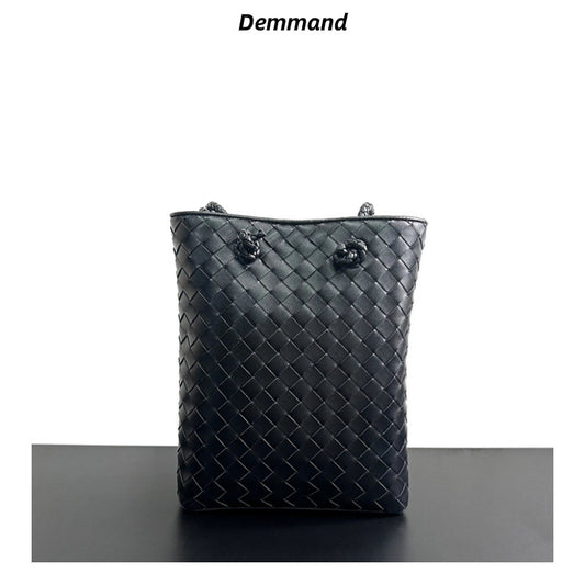 手工编织托特包包2023新款百搭真皮女包大容量女士手提包牛皮大包