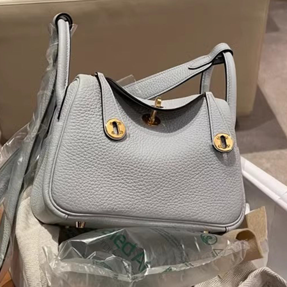 新款togo头层牛皮琳迪包真皮女包枕头包单肩包女士通勤斜挎包小包