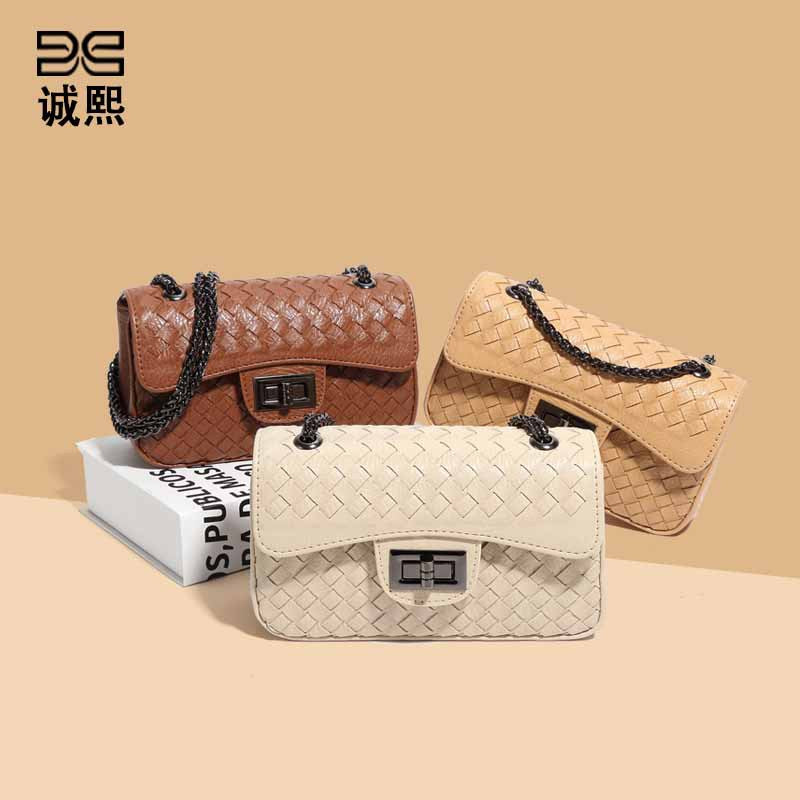 经典百搭横款小方包网红同款辣妈包质感链条单肩包休闲潮流斜挎包