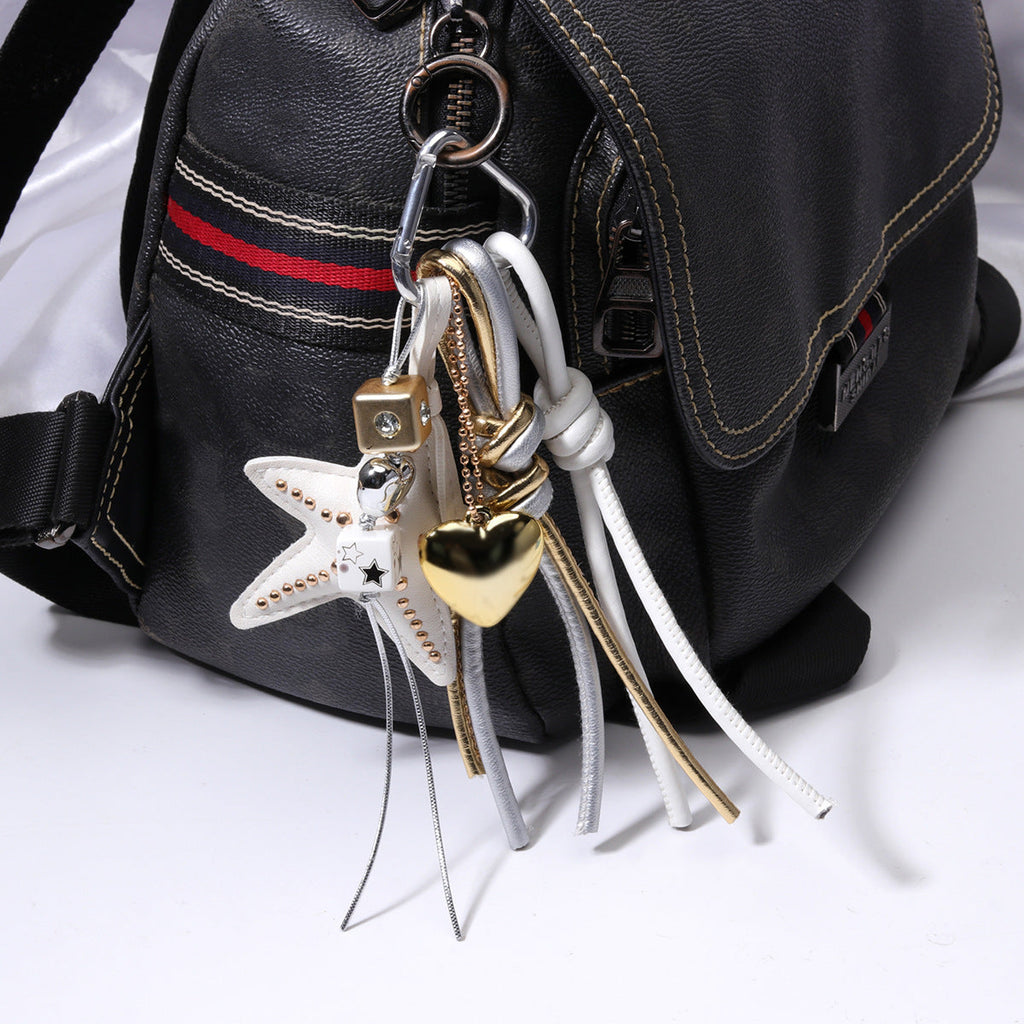 爆款包挂义乌现货diy包包串珠挂件批发miu系包挂绳子手机链配饰