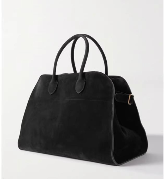 进口磨砂皮潮流通勤手提包轻奢简约大容量女包包抖音直播供应代发