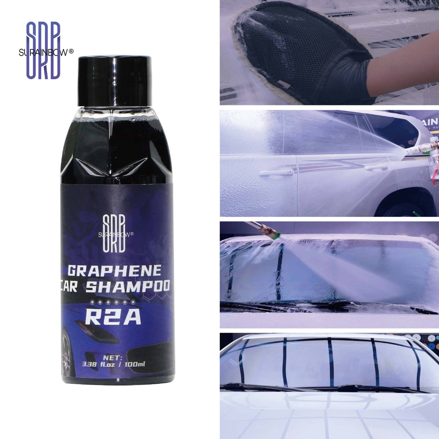 跨境专供石墨烯洗车水蜡去污洗蜡泡沫清洁清洗剂上光镀膜剂洗车液