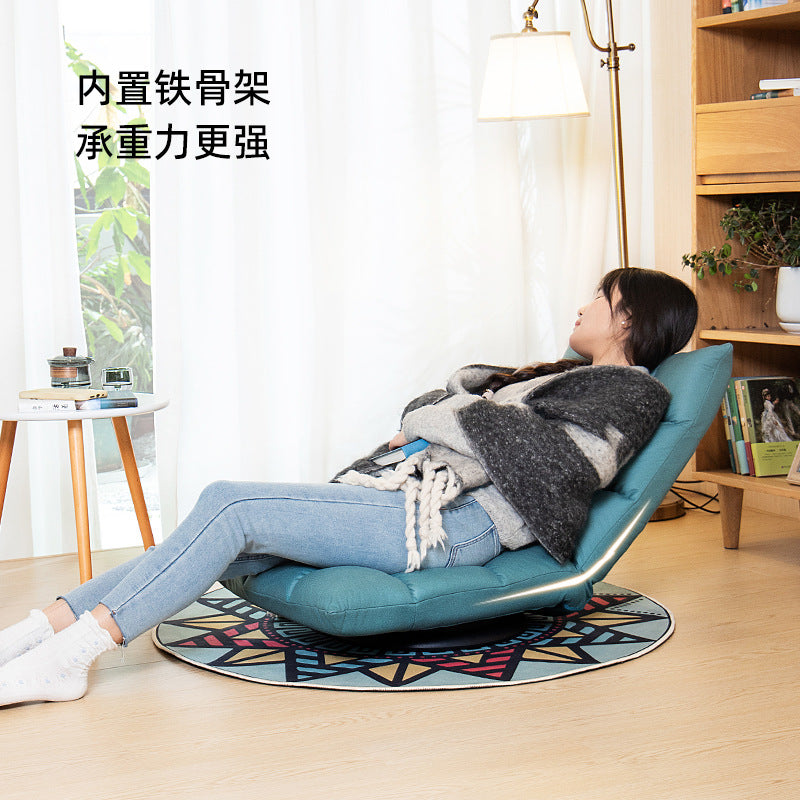 懒人沙发经典十八格小沙发客厅阳台休闲阅读旋转小躺椅单人沙发