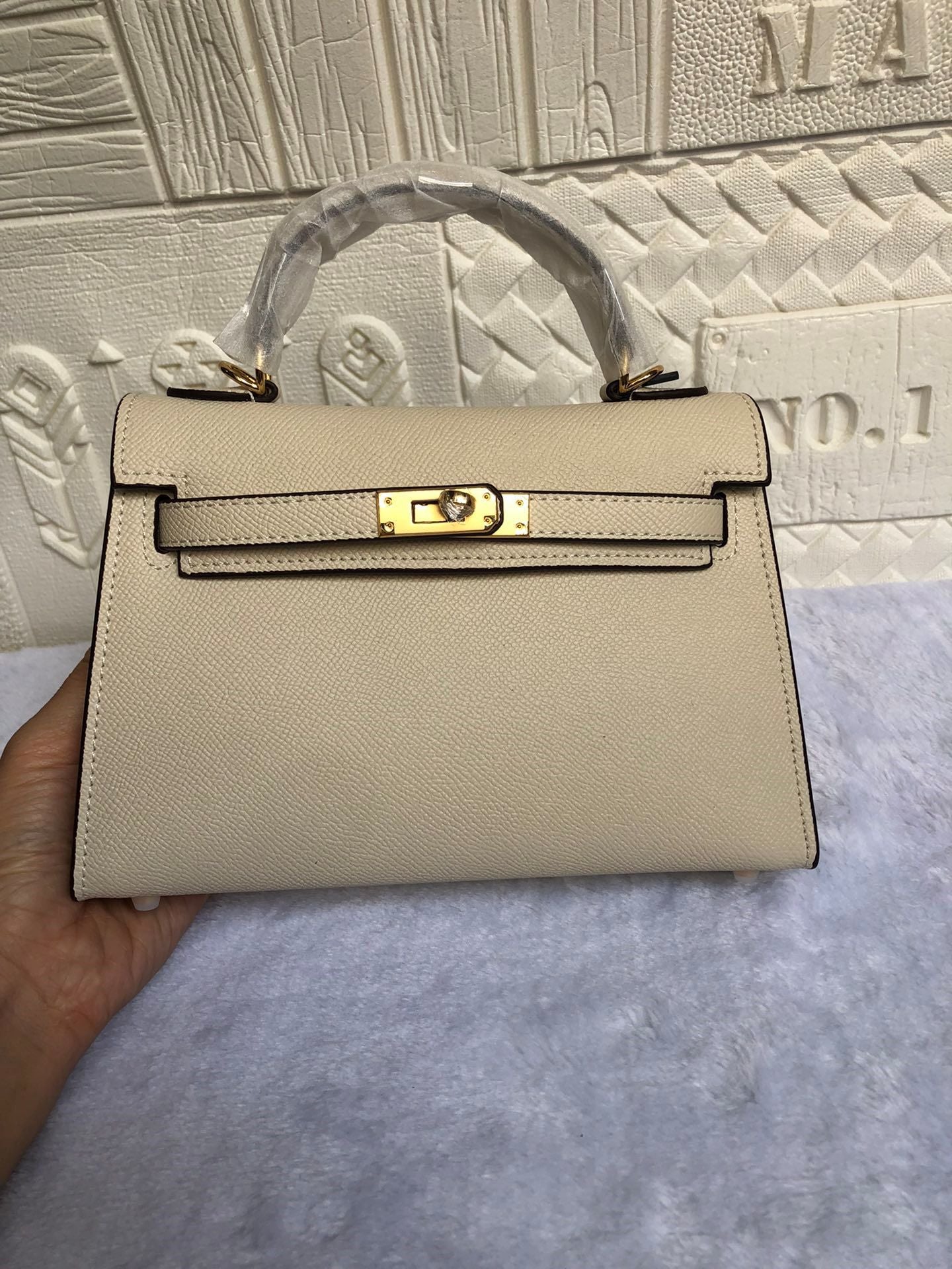 高级感2023新款二代凯莉包真皮女包手提包单肩斜挎潮爆头层