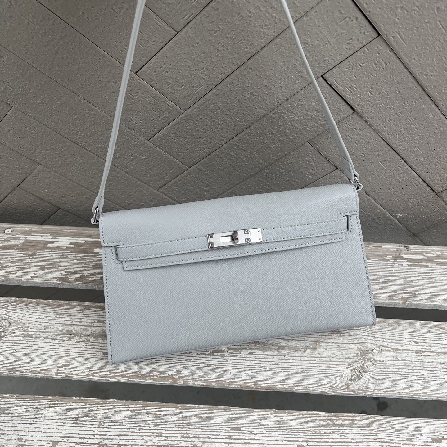 新款纯手工蜡线凯莉包真皮女包山羊皮单肩斜挎手提复古百搭腋下包