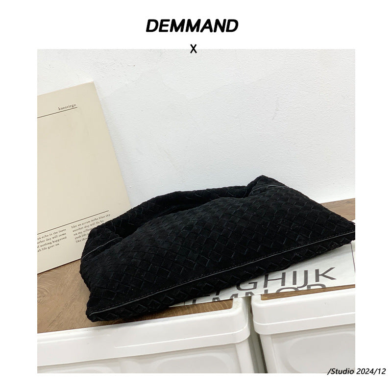 法式高级感编织包包女2024新款单肩腋下包小众质感手提通勤包百搭