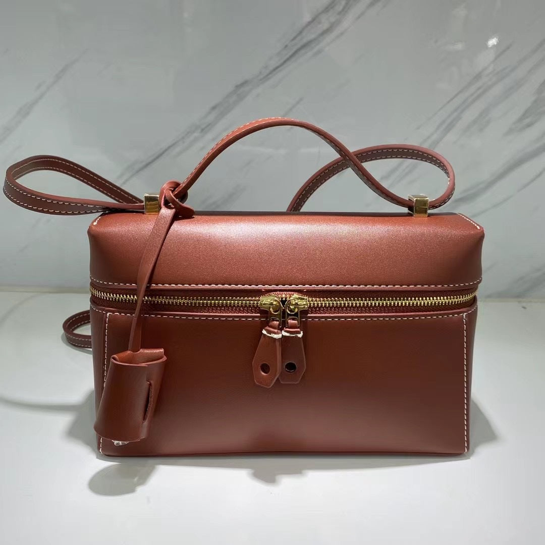 高级感复古腋下饭盒包女2023新款时尚百搭手提包通勤单肩斜挎包潮