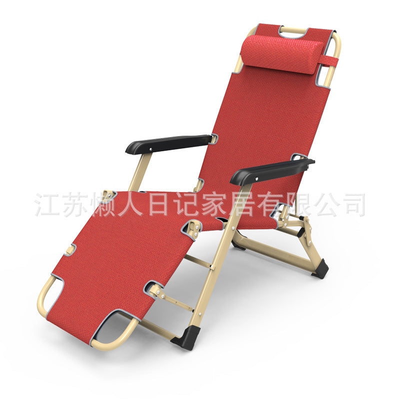 办公室午睡椅子免安装户外可折叠躺椅懒人家用阳台休闲两用椅