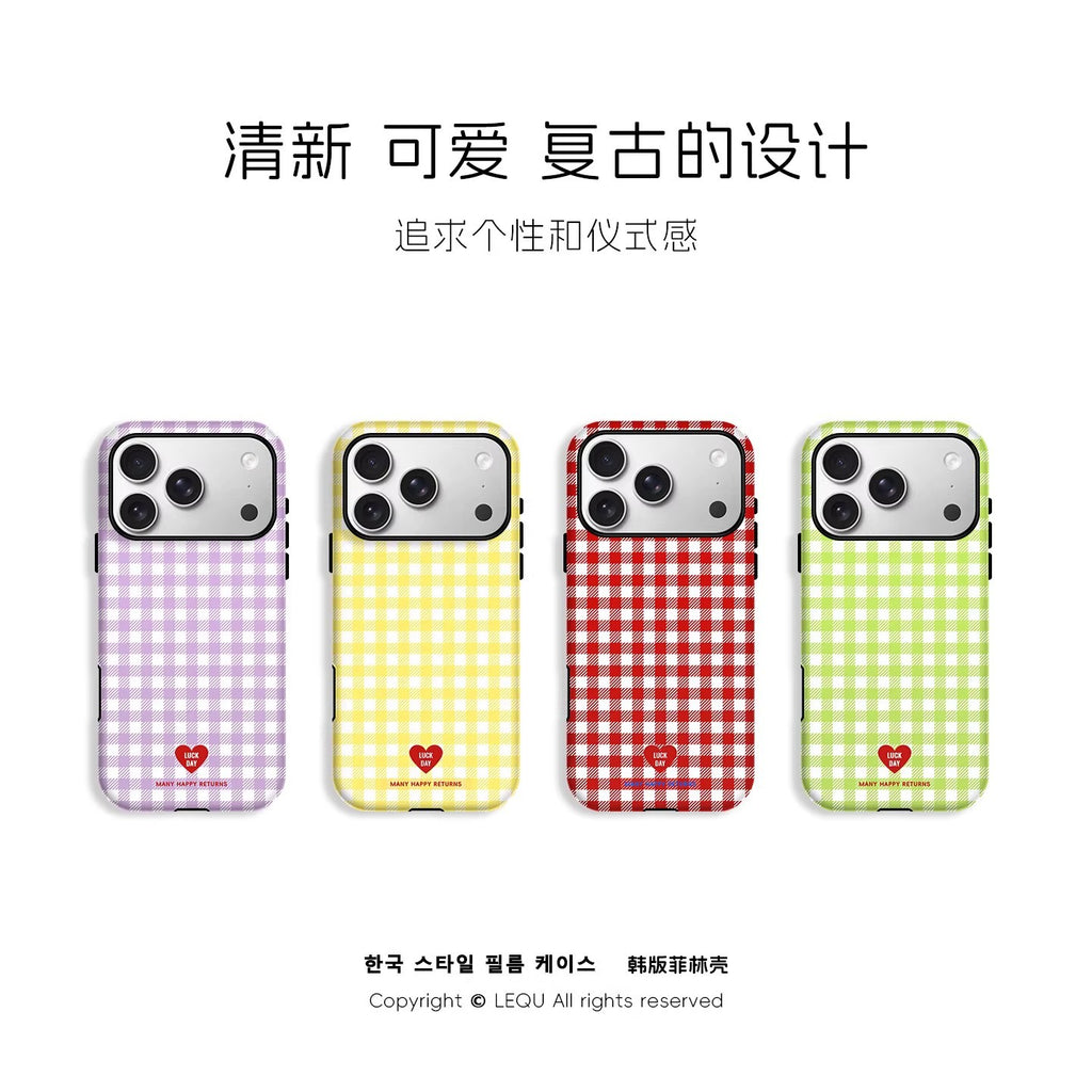 ins韩系菲林壳适用苹果17Promax手机壳防摔Phone16高档14磁吸15硬