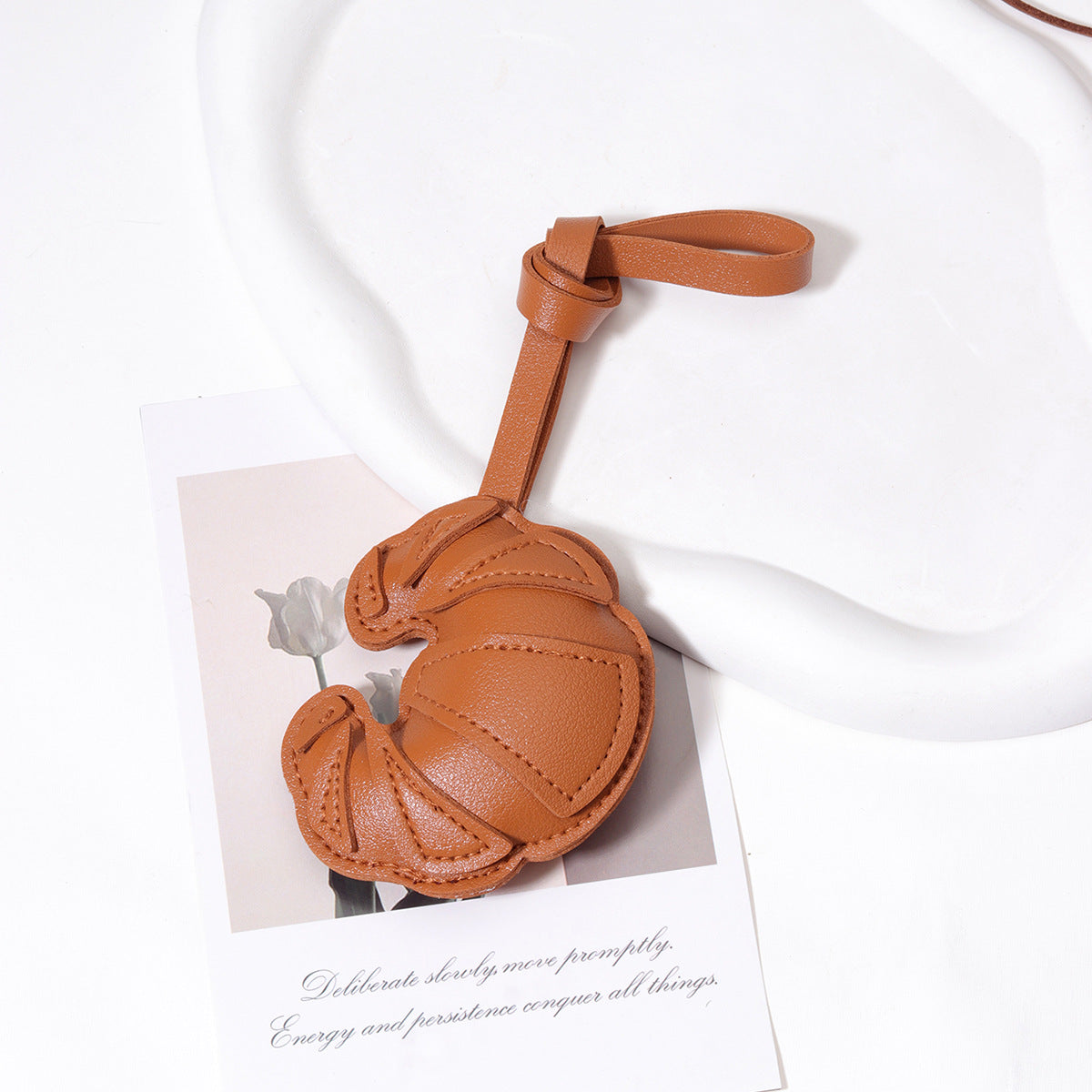 手工DIY碱水面包钥匙扣秋冬美拉德系可爱面包挂件学生情侣书包装