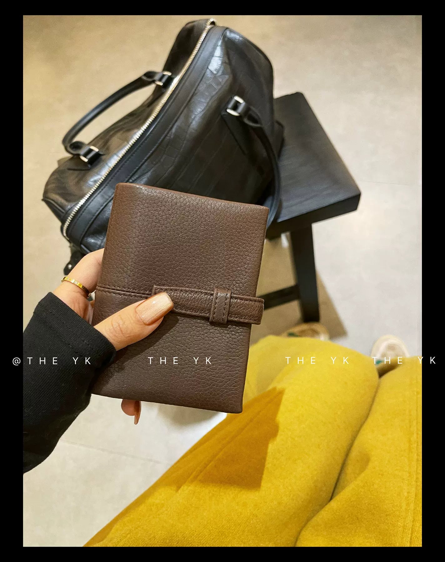 真皮手帐本M5A7日记本抽带商务活页夹笔记本随身旅行记事本卡收纳