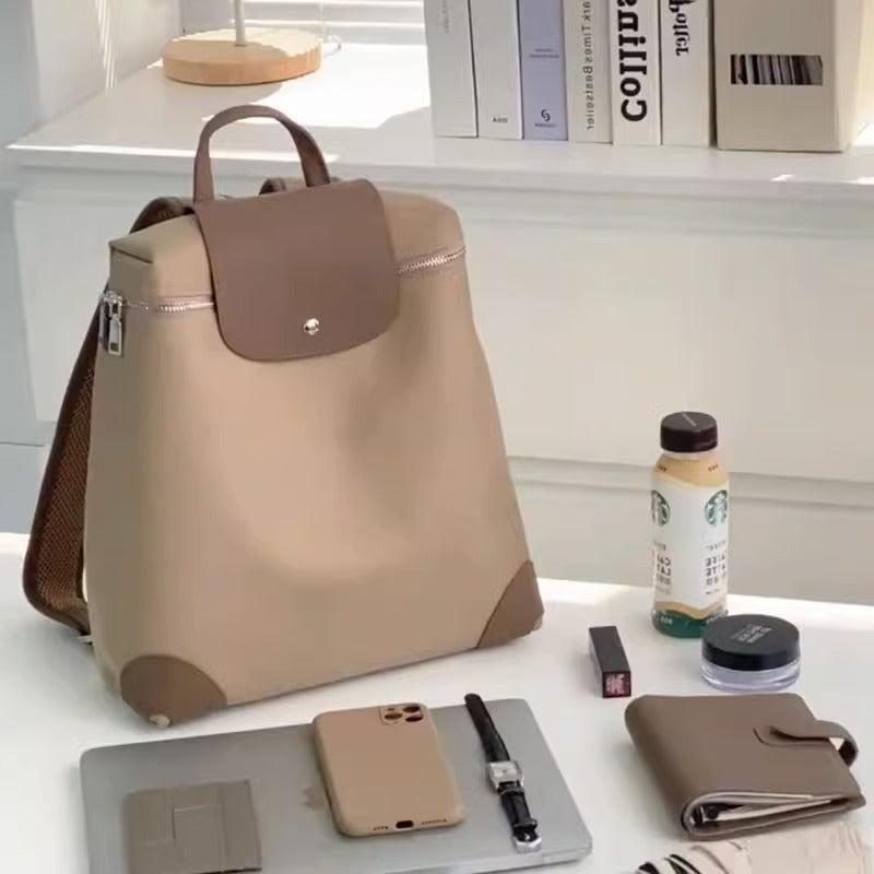 轻便双肩包大容量轻便尼龙布背包旅行包书包通勤电脑包出行上学