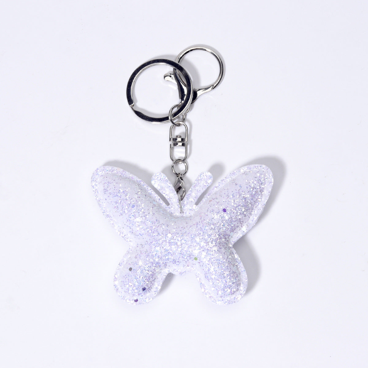 工厂批发定制时尚热销牛角包扣仿真皮挂饰挂件钥匙扣装饰品包包挂