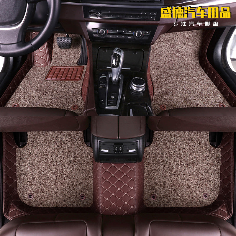 骥影特斯林双层脚垫适用于海马7X S5 M3 M6福美来F5 F7 MPVS7内饰