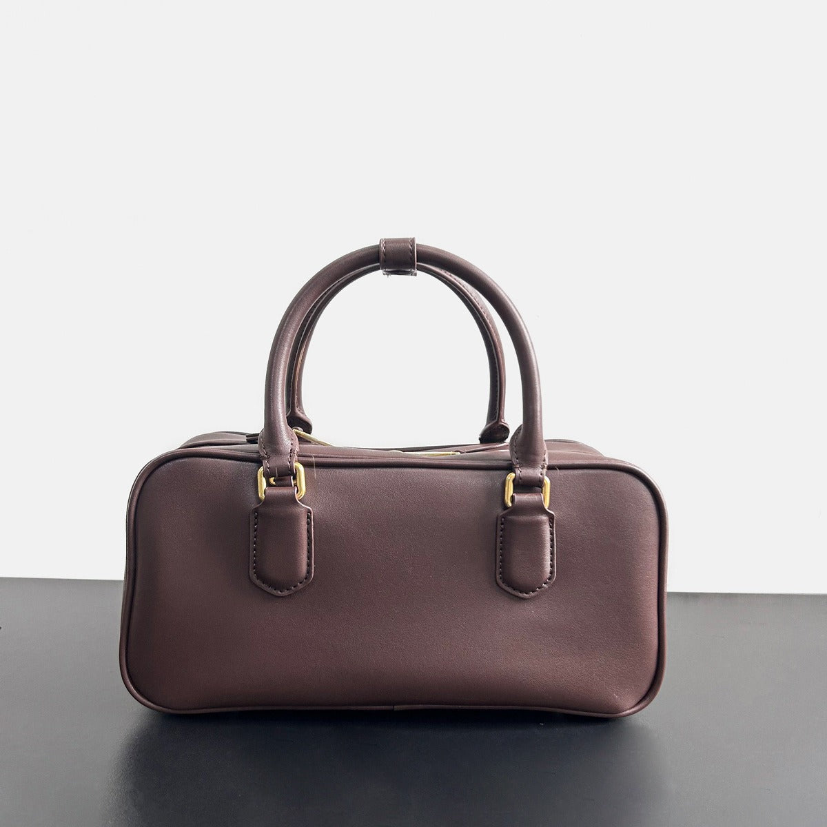 波士顿保龄球包包小众枕头包2024新款小手提包女真皮单肩斜挎包