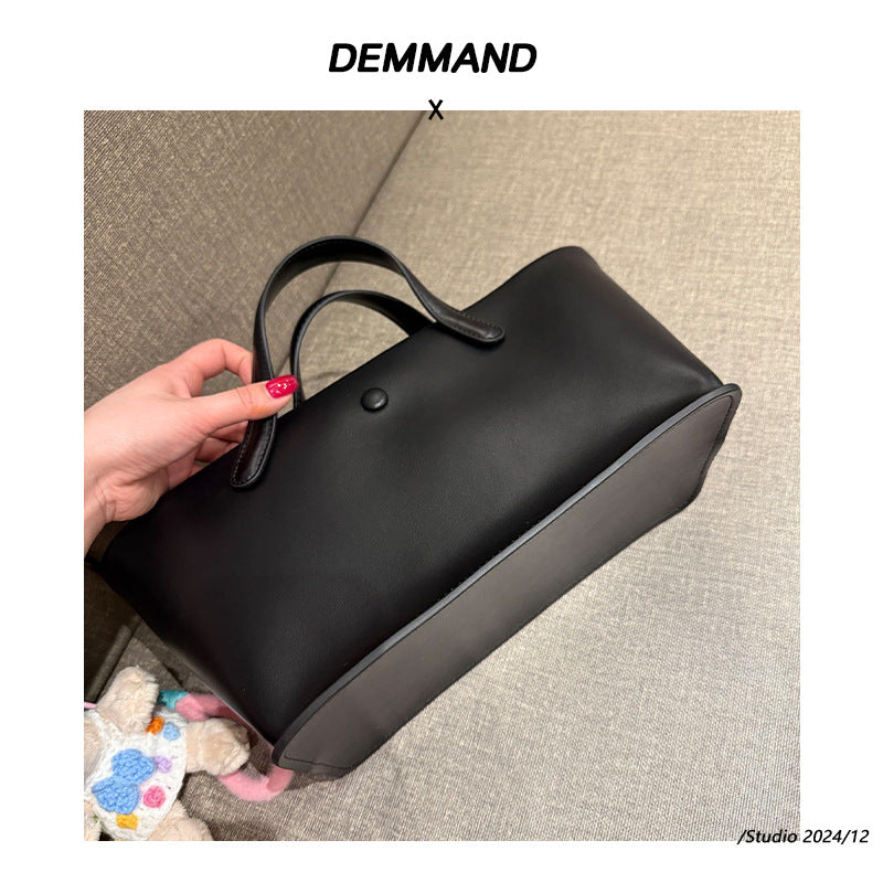 小众高级感托特包2025新款通勤斜挎包轻奢大容量马卡龙百搭手提包