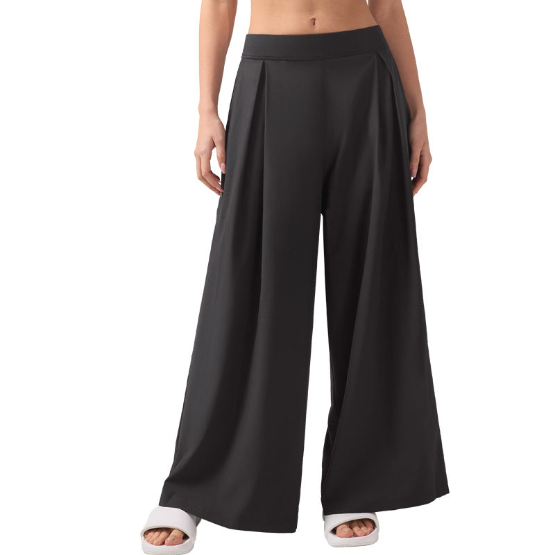 直筒阔腿运动裤女休闲百搭户外健身lulu瑜伽裤27”宽松显瘦长裤