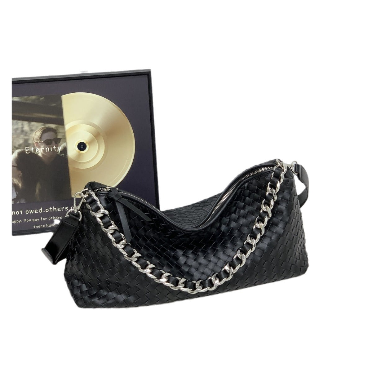 新款法棍腋下时尚潮流百搭单肩包手工编织高级感大容量通勤斜挎包