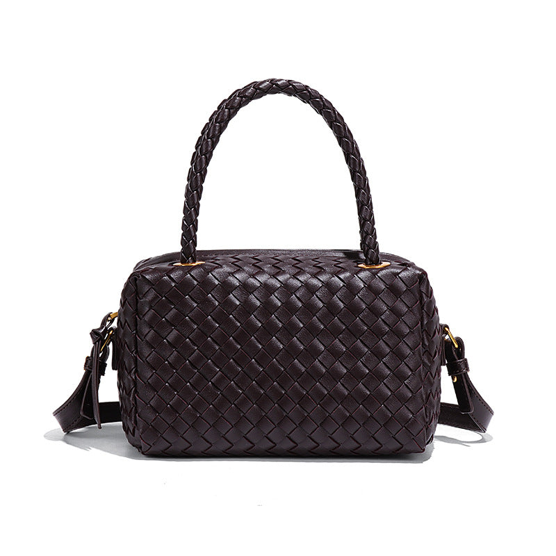 秋冬新款安可拉手提包潮流手工编织包包款时尚枕头包单肩斜挎女包