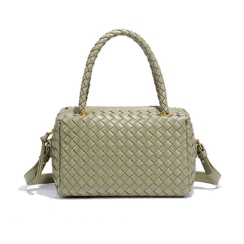 秋冬新款安可拉手提包潮流手工编织包包款时尚枕头包单肩斜挎女包