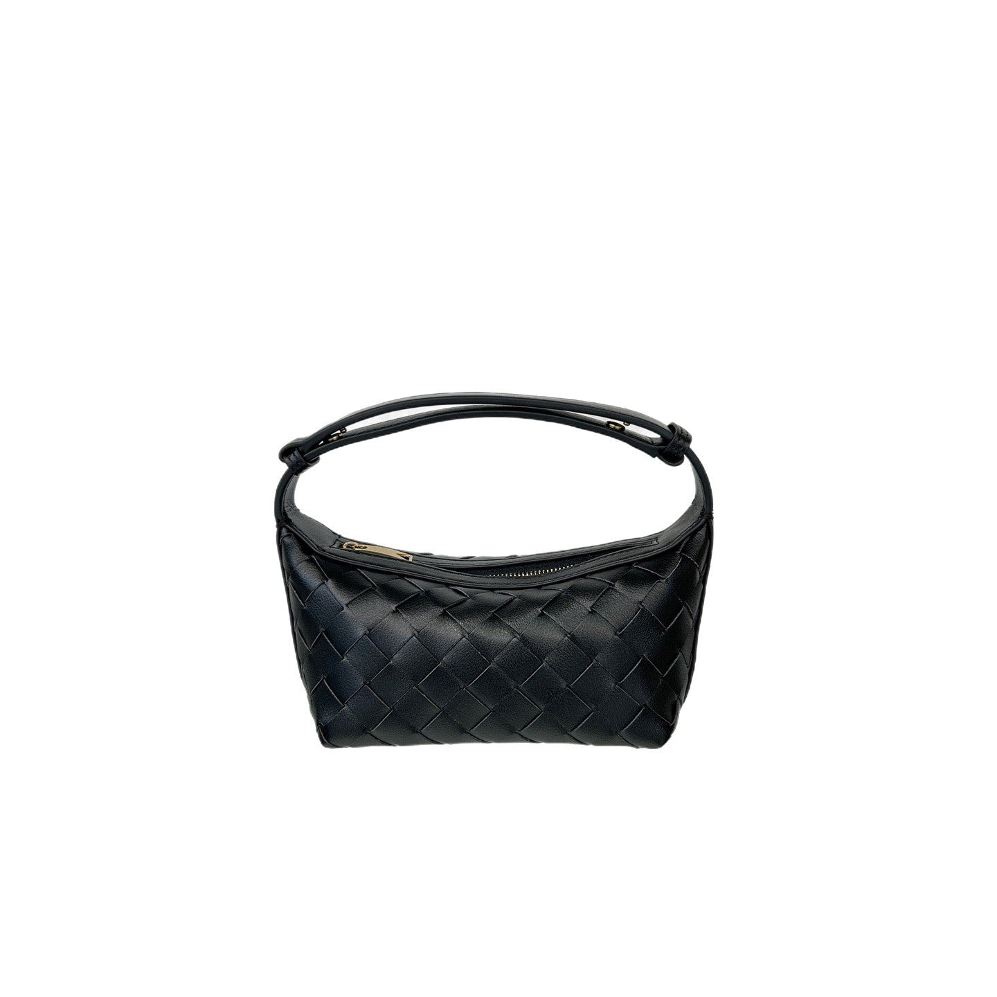 2025新款原厂女包 B家羊皮编织便当包手提饭盒包百搭单肩包腋下包