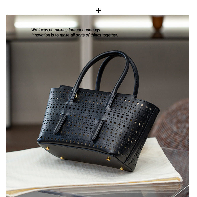 保黛2025轻奢时尚百搭复古镂空手提包枕头包通勤包斜挎单肩包